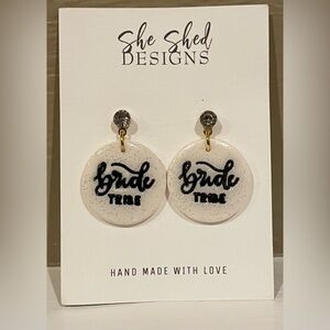 Bride Tribe Earrings - perfect for bachelorette or bridesmaid gift basket!